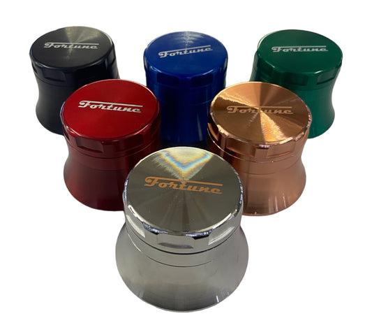 Fortune 90mm Colourful 4-Part Grinder-The Wee Smoke Shop