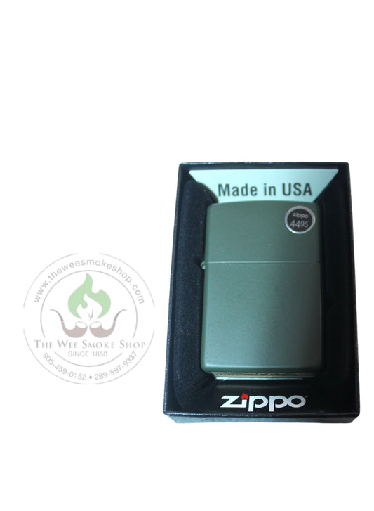 Zippo Green Matte - The Wee Smoke Shop