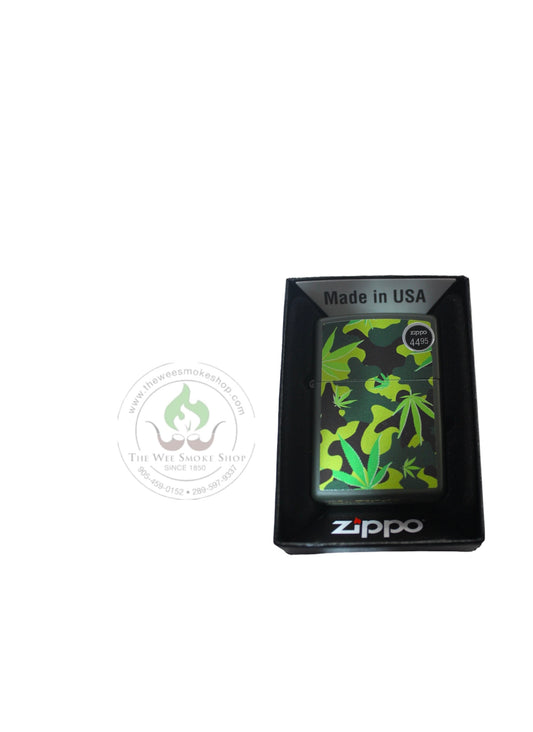 Zippo Camo Leaf - The Wee Smoke Shop