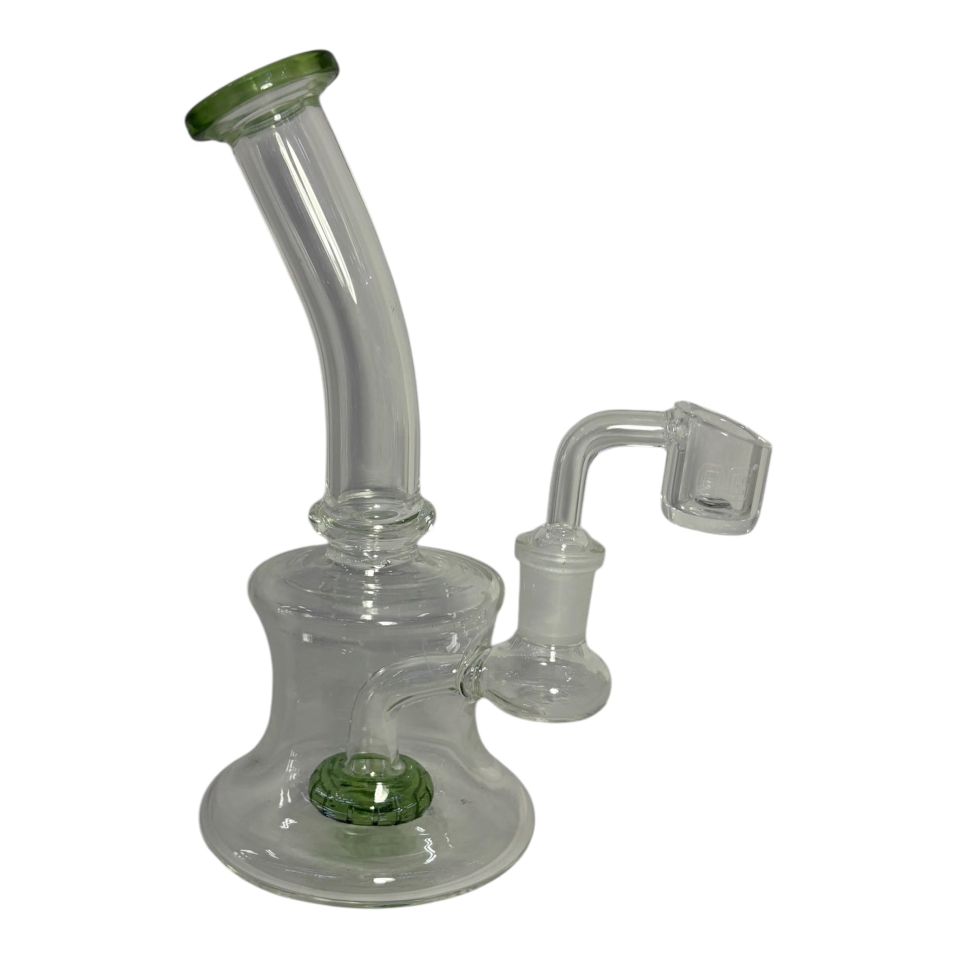 OG 6" Showerhead Perc Dab Rig-Green-The Wee Smoke Shop