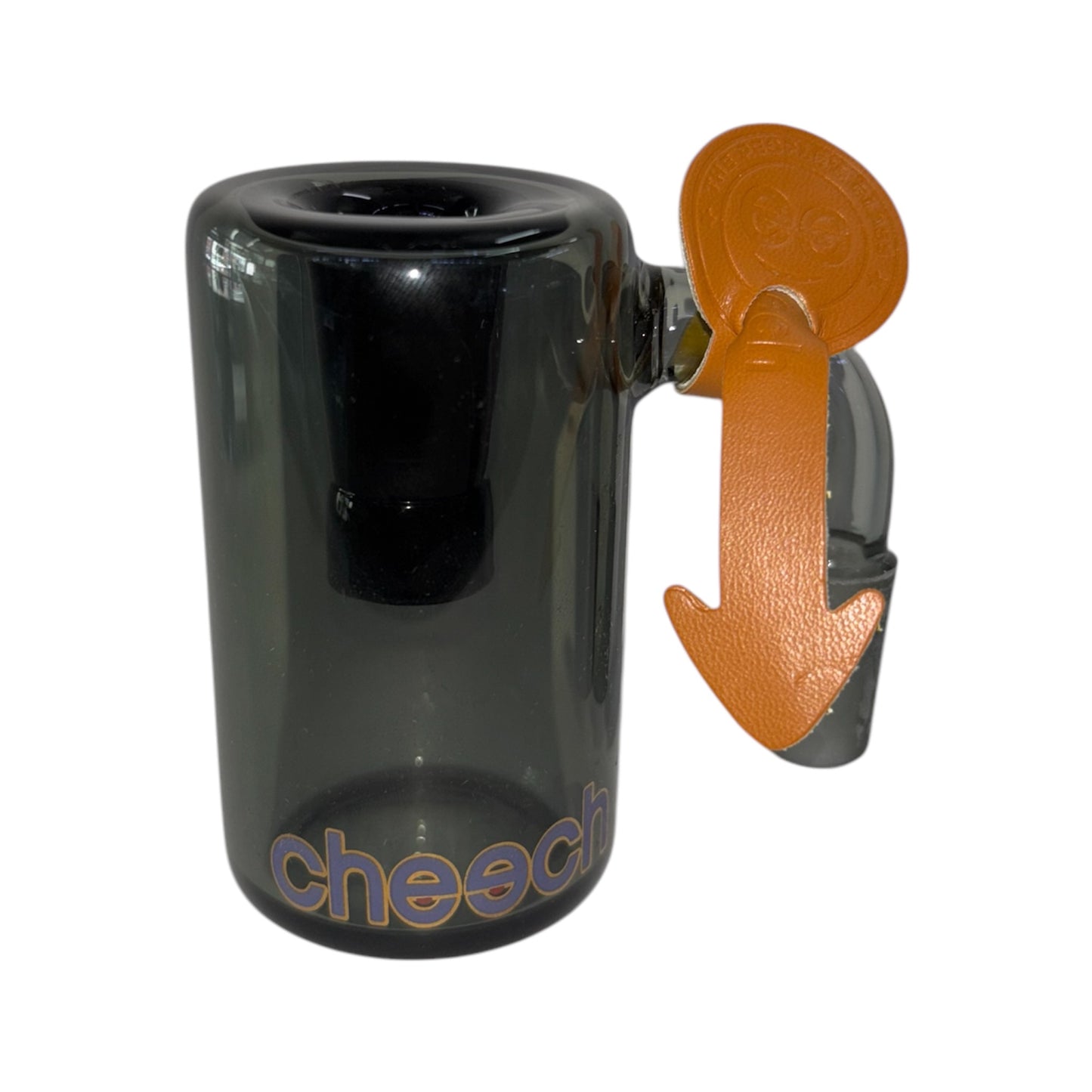 Cheech 14mm Dry Ash Catcher (90 Degree)-Black-The Wee Smoke Shop