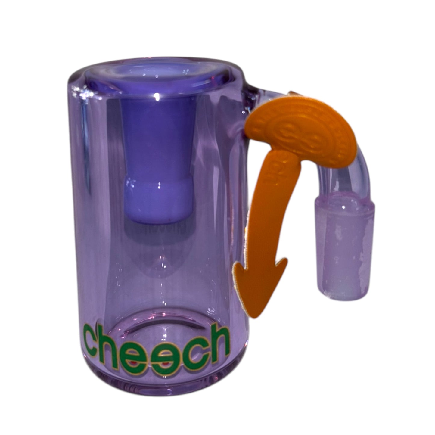 Cheech 14mm Dry Ash Catcher (90 Degree)-Purple-The Wee Smoke Shop