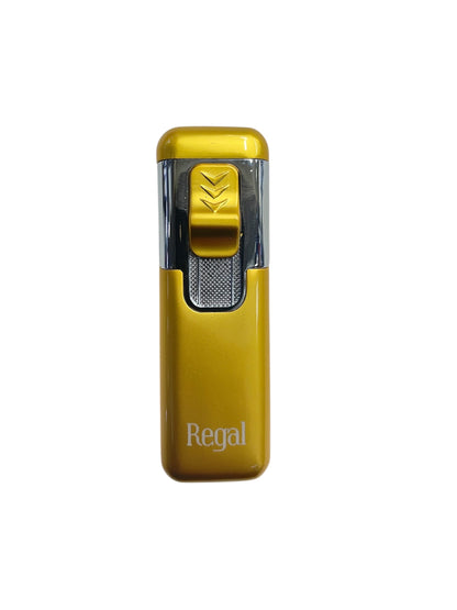 Regal-Element- 4- Flame- Torch- Lighter -Matt -Gold -The Wee Smoke Shop