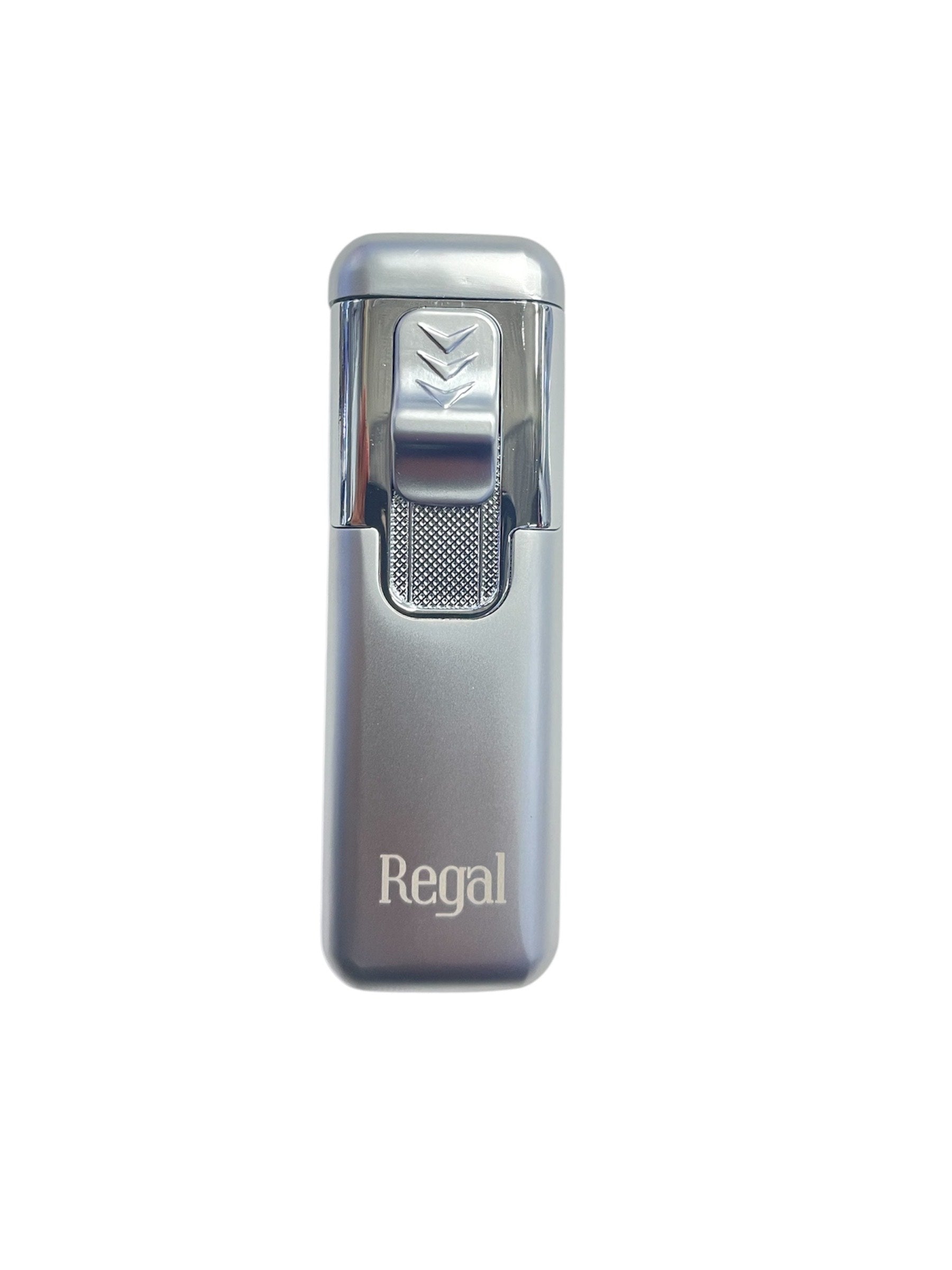 Regal-Element- 4- Flame- Torch- Lighter -Matt -Silver- The Wee Smoke Shop