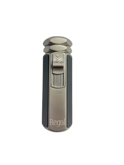 Regal-Bolt- 4- Flame- Torch- Lighter - Sand- Grey -The Wee Smoke Shop