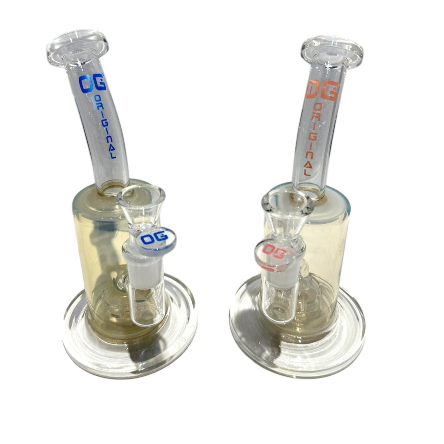 OG 8" Showerhead Perc Iridescent Bong-The Wee Smoke Shop