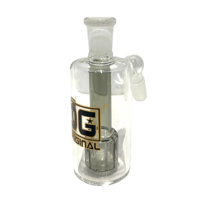 OG Showerhead Perc 14mm Ash Catcher (45°)-Black-The Wee Smoke Shop
