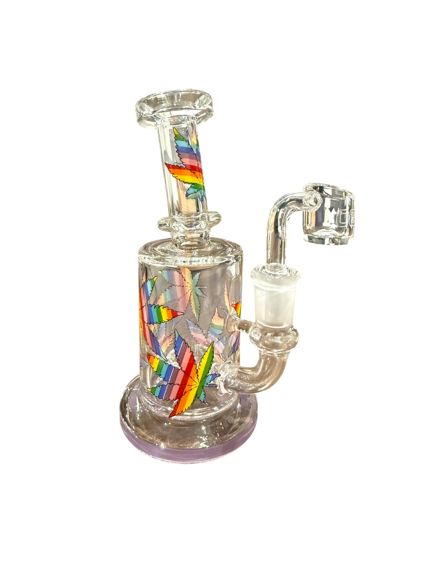 Leaf Arsenal Glass Rig - Purple - The Wee Smoke Shop