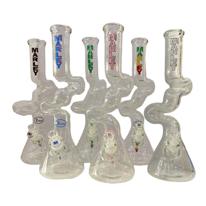 Marley 18" 2 Tier Zong (7mm) - The Wee Smoke Shop