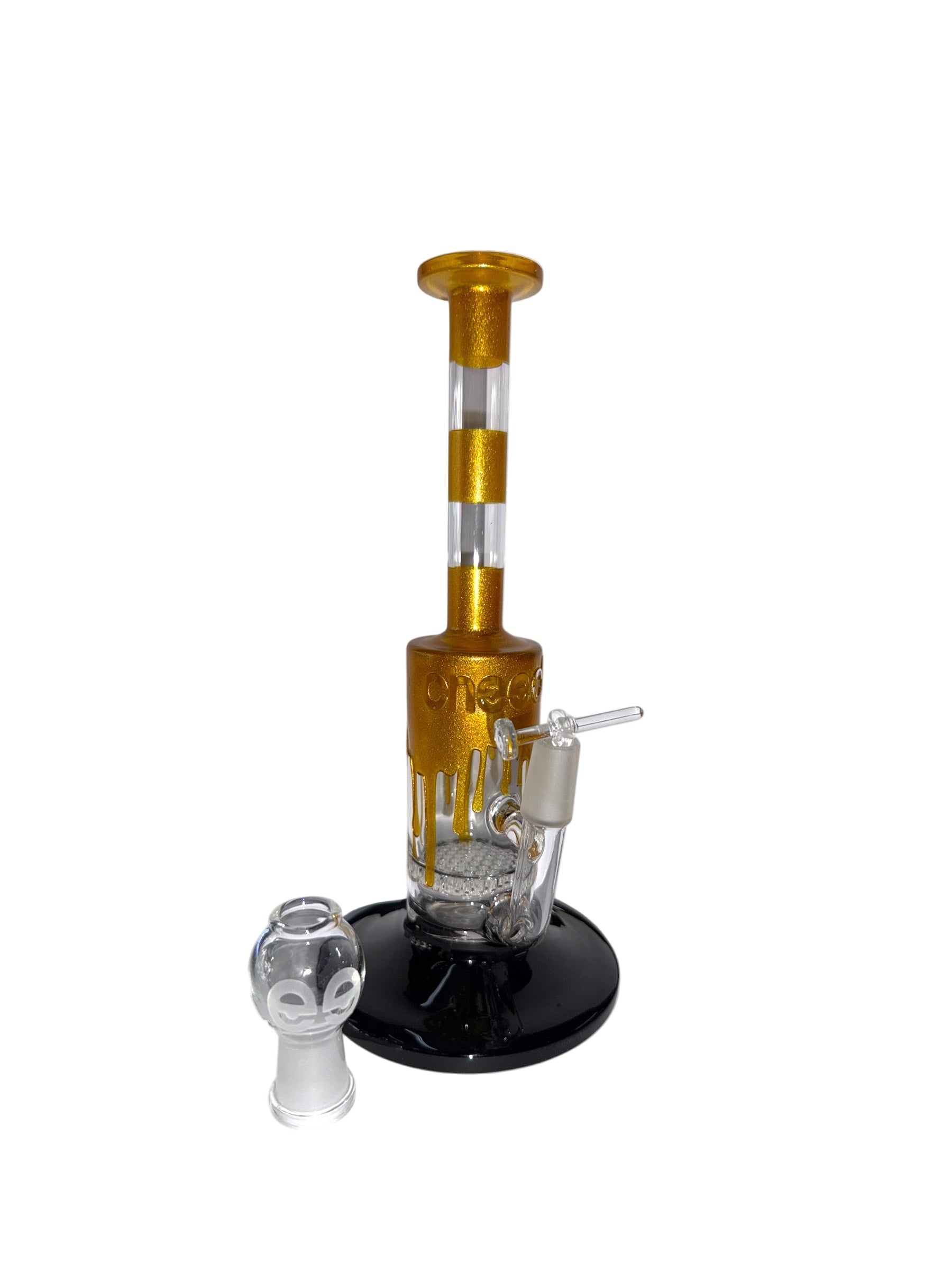 Cheech 11" Honeydrip Honeycomb Oil Rig - The Wee Smoke Shop