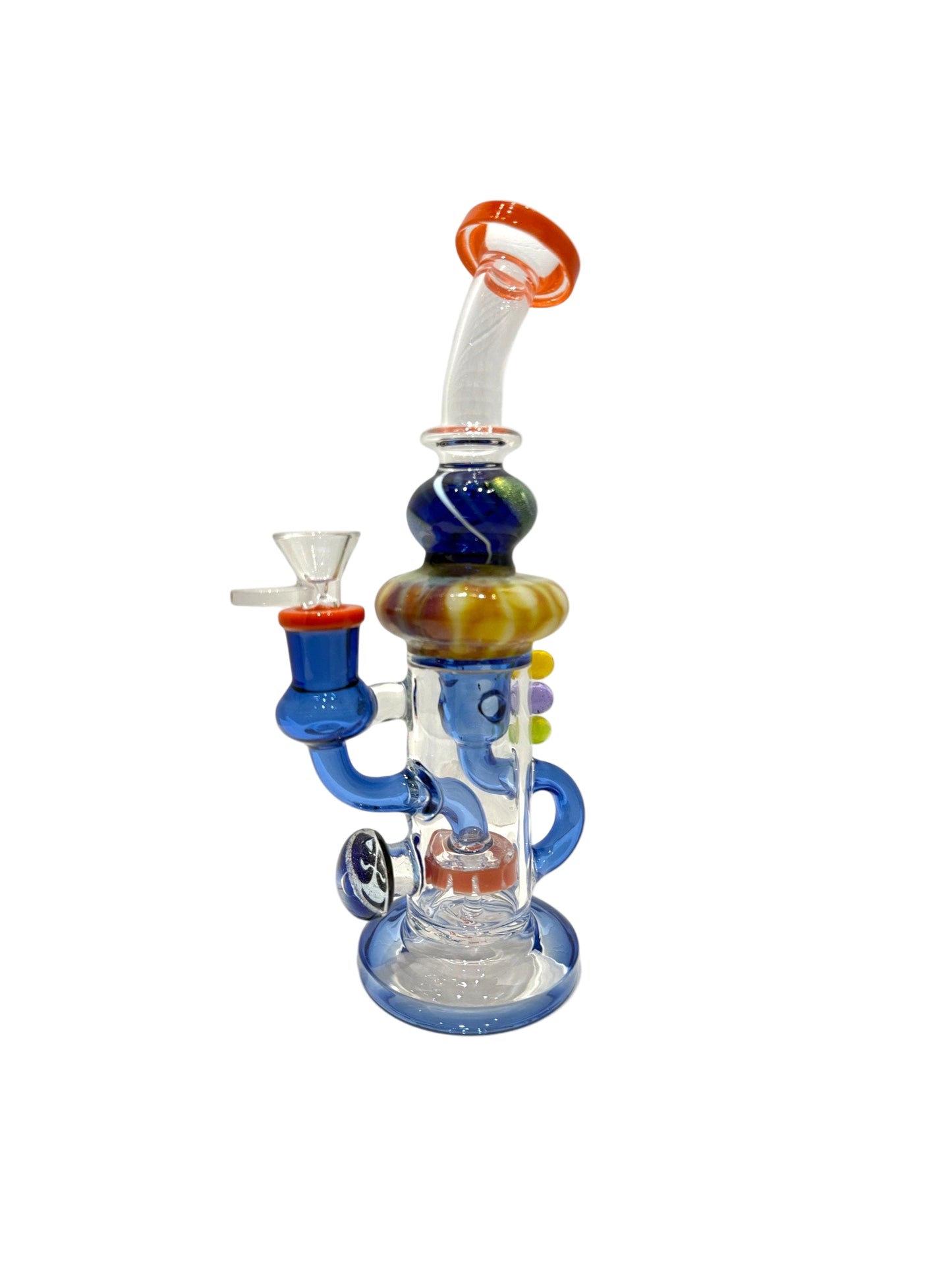 Cheech 9" Dicro Worked Recycler Rig - The Wee Smoke Shop