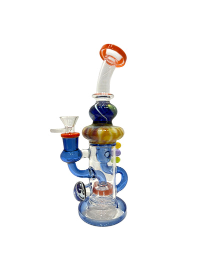 Cheech 9" Dicro Worked Recycler Rig - The Wee Smoke Shop