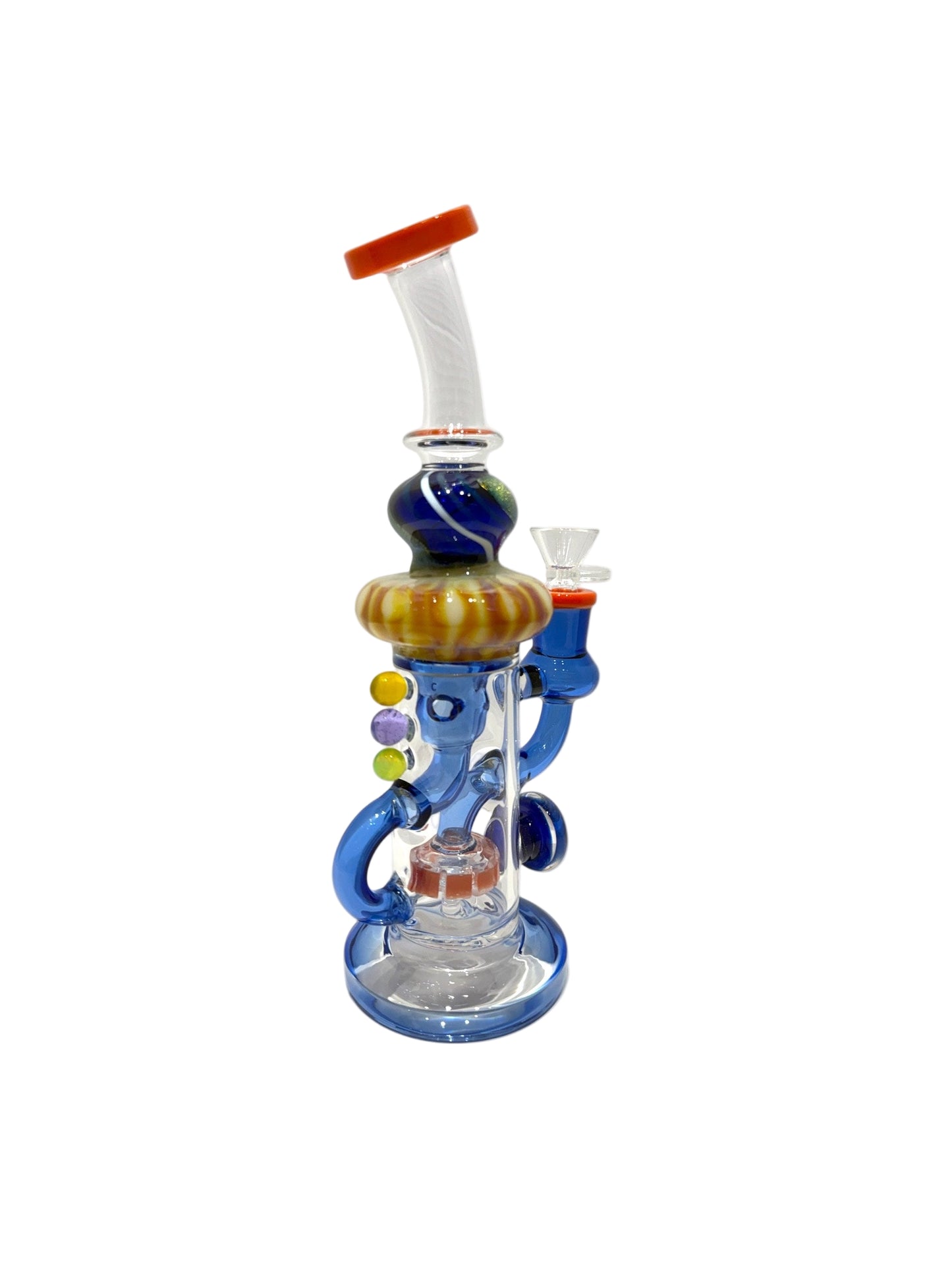 Cheech 9" Dicro Worked Recycler Rig - The Wee Smoke Shop