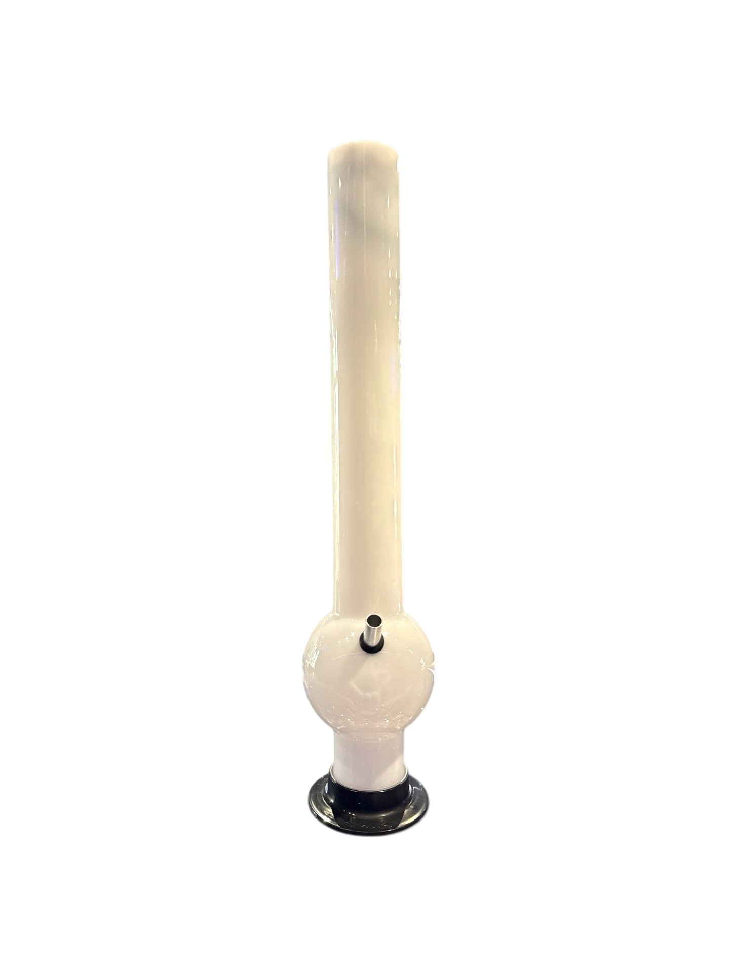 White-Herbie's Acrylic Bong (18")-Bongs-The Wee Smoke Shop