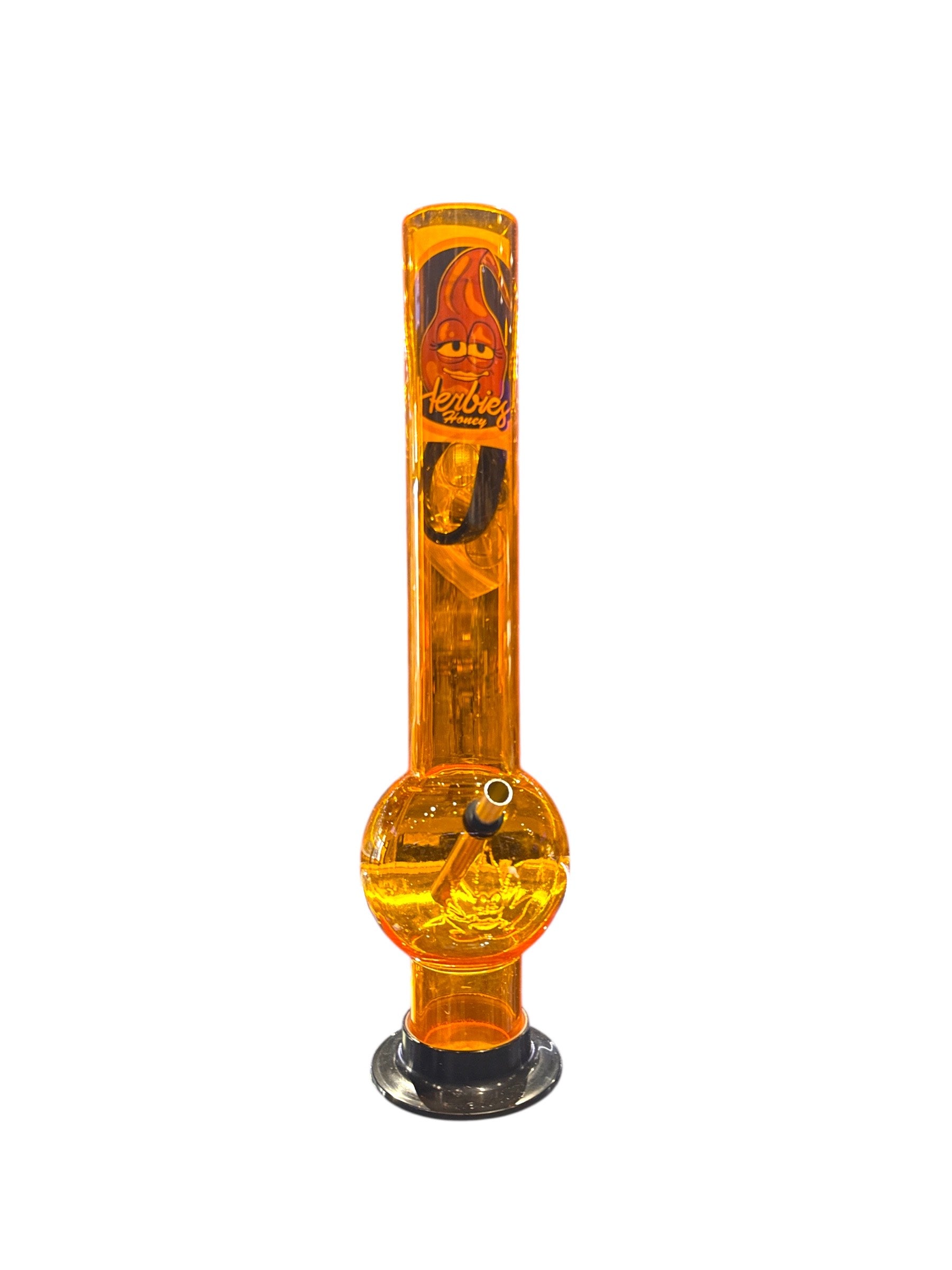 Orange - Herbies 15" Acrylic Bong-Bongs-The Wee Smoke Shop