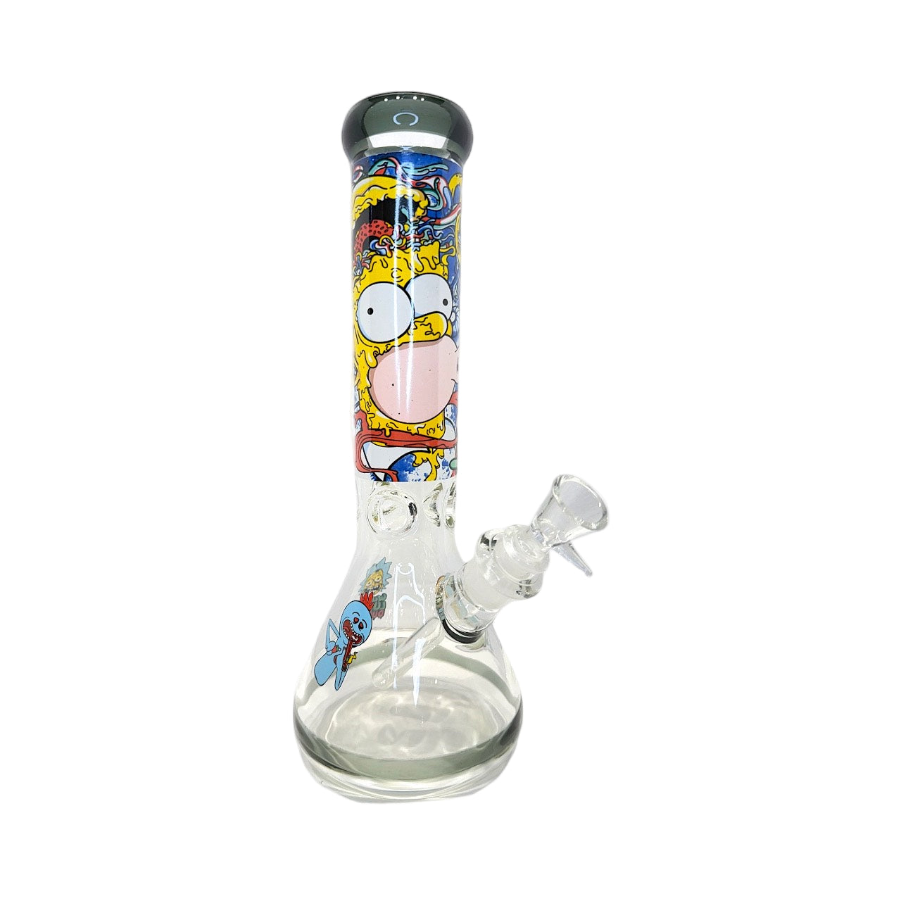 Halo Cartoon Char 12" Glass Bong (7mm) - The Wee Smoke Shop