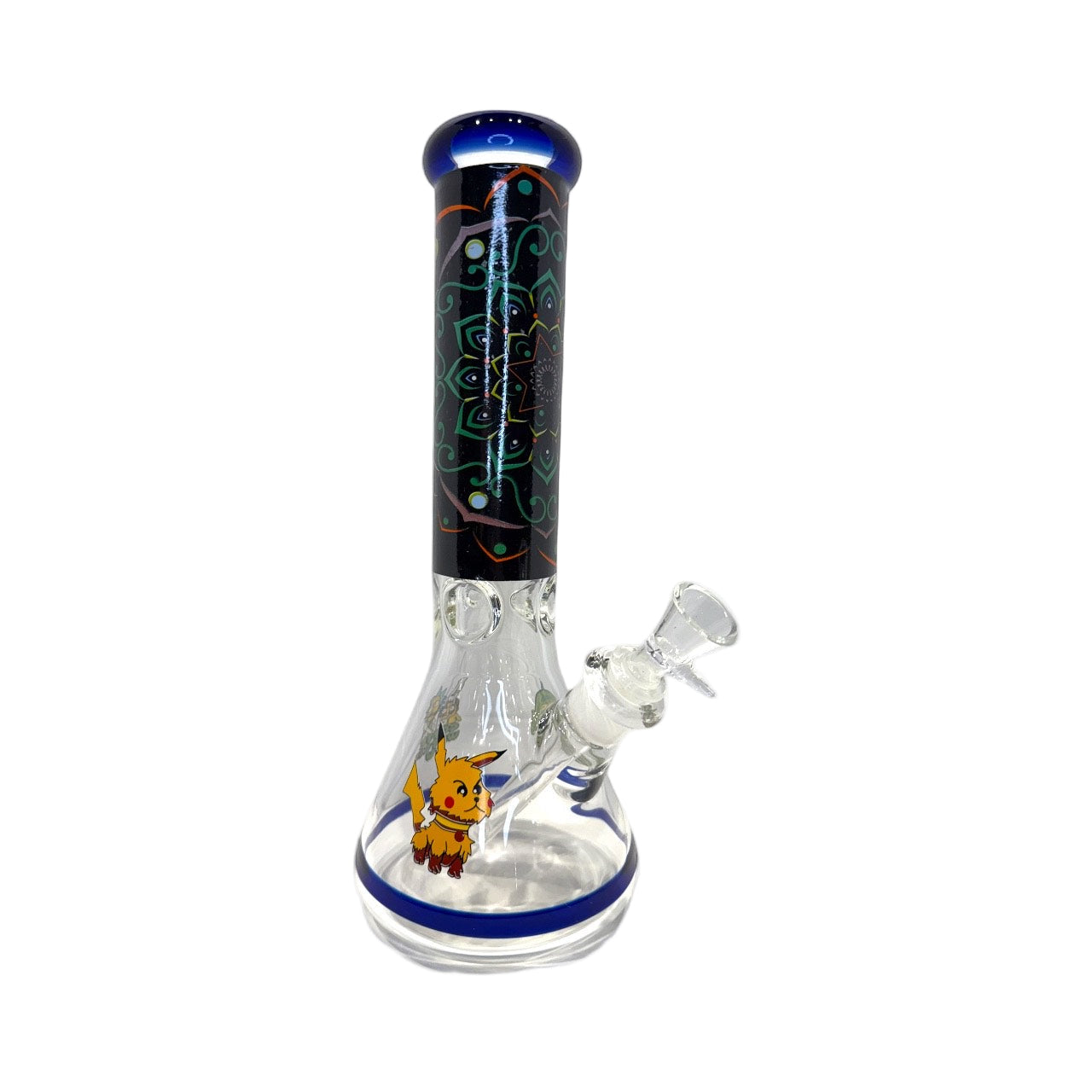 Halo Cartoon Char 12" Glass Bong (7mm) - The Wee Smoke Shop