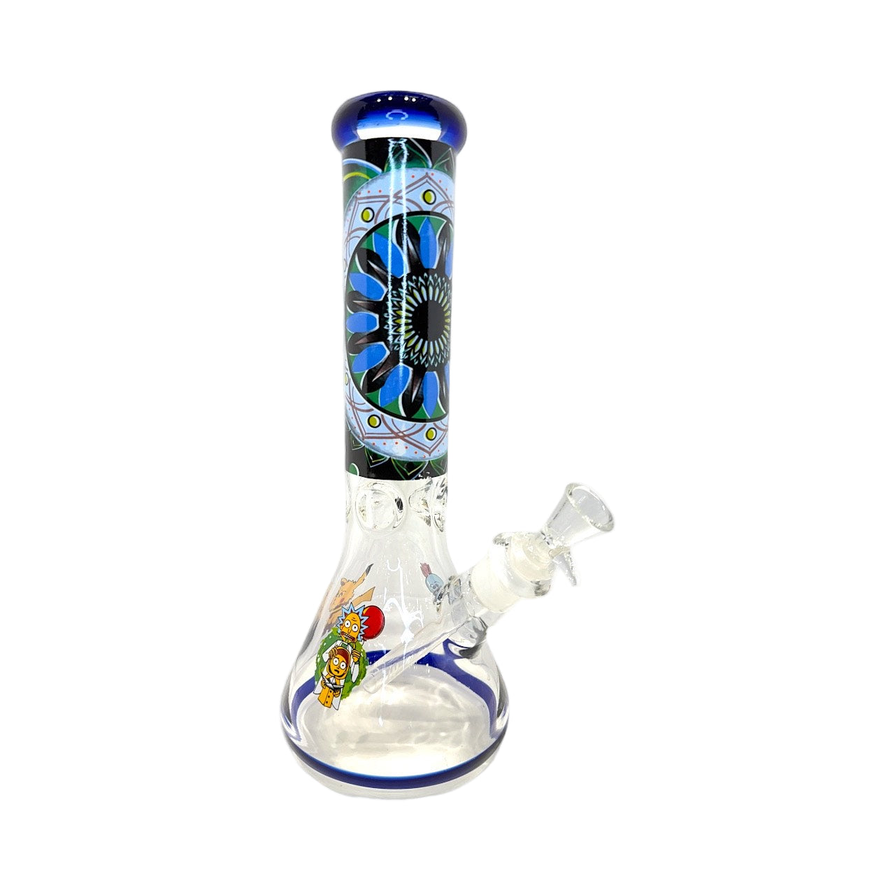 Halo Cartoon Char 12" Glass Bong (7mm) - The Wee Smoke Shop