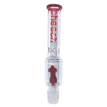 Full Cheech glass bong attachment with goddess chamber and red logo top tube