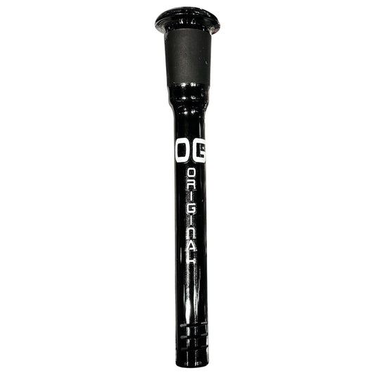 Black bong downstem with 'OG Original' branding on a white background - The Wee Smoke Shop