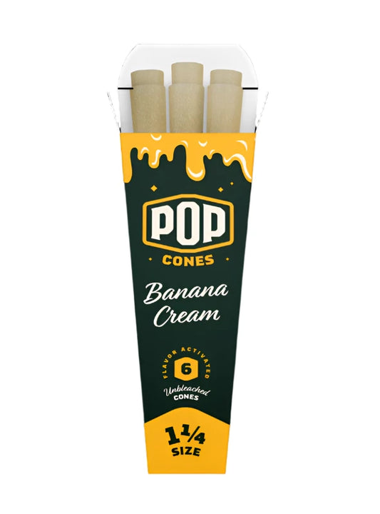 POP Cones - Banana Cream - The Wee Smoke Shop