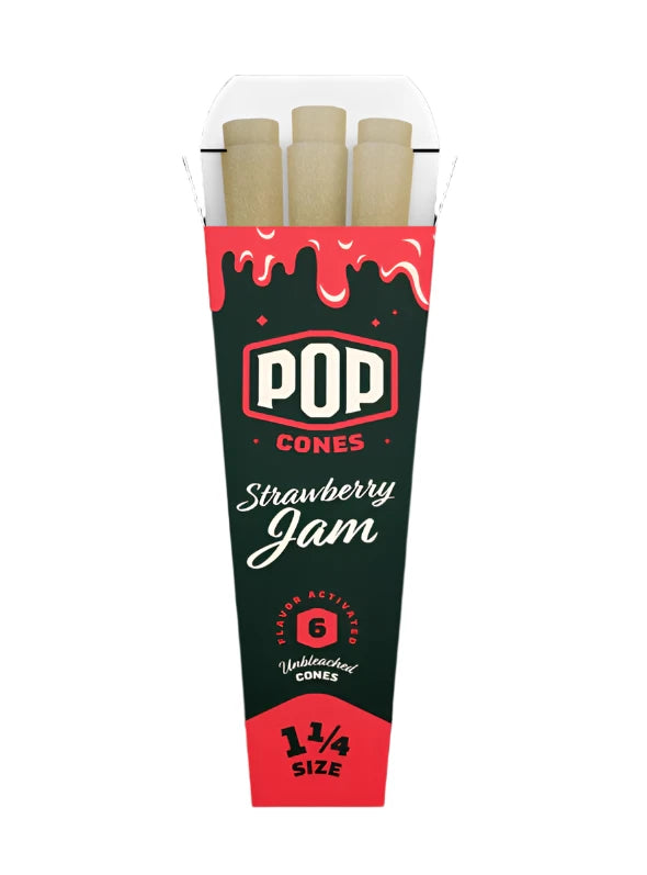 POP Cones - Strawberry Jam - The Wee Smoke Shop