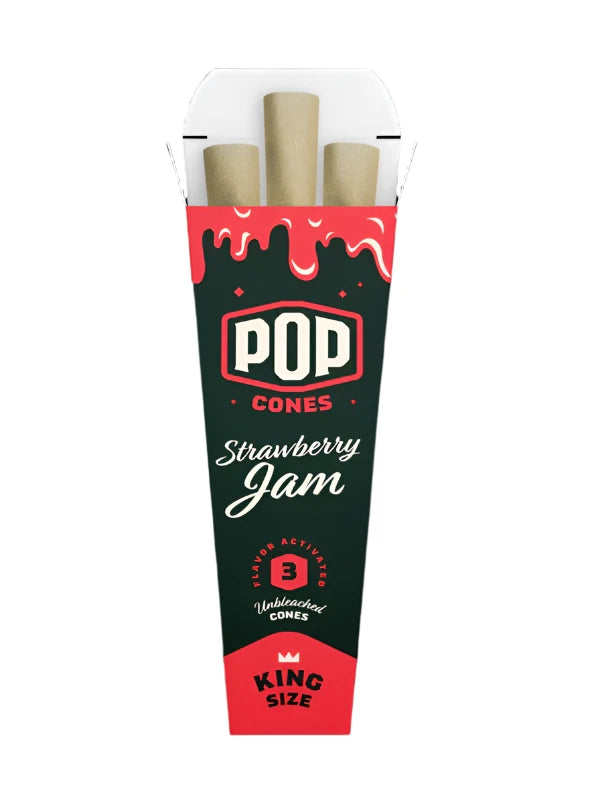 POP Cones - Strawberry Jam - The Wee Smoke Shop