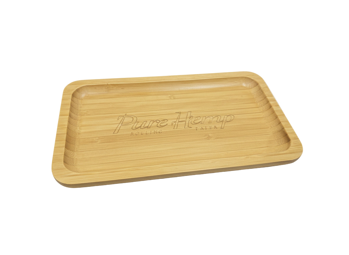 Pure Hemp Wood Rolling Tray - The Wee Smoke Shop