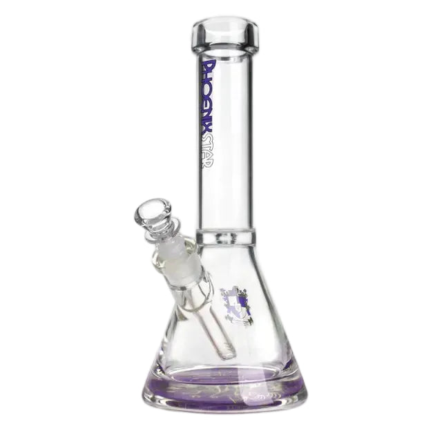 Purple Phoenix Glass 12" Thick Base Bong (9mm) The Wee SMoke Shop