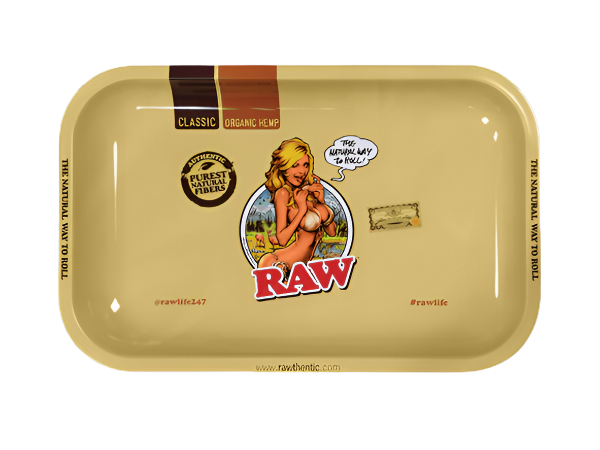 RAW Girl Rolling Tray - The Wee Smoke Shop