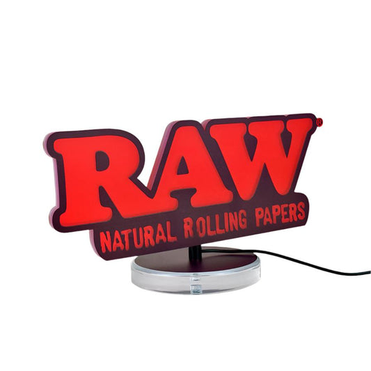 RAW LED Light Up Sign - The Wee Smoke Shop