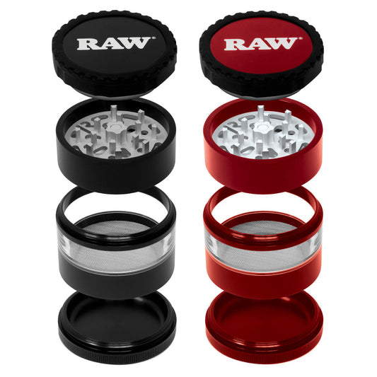 RAW 4-Piece Life Grinder - Clear Body