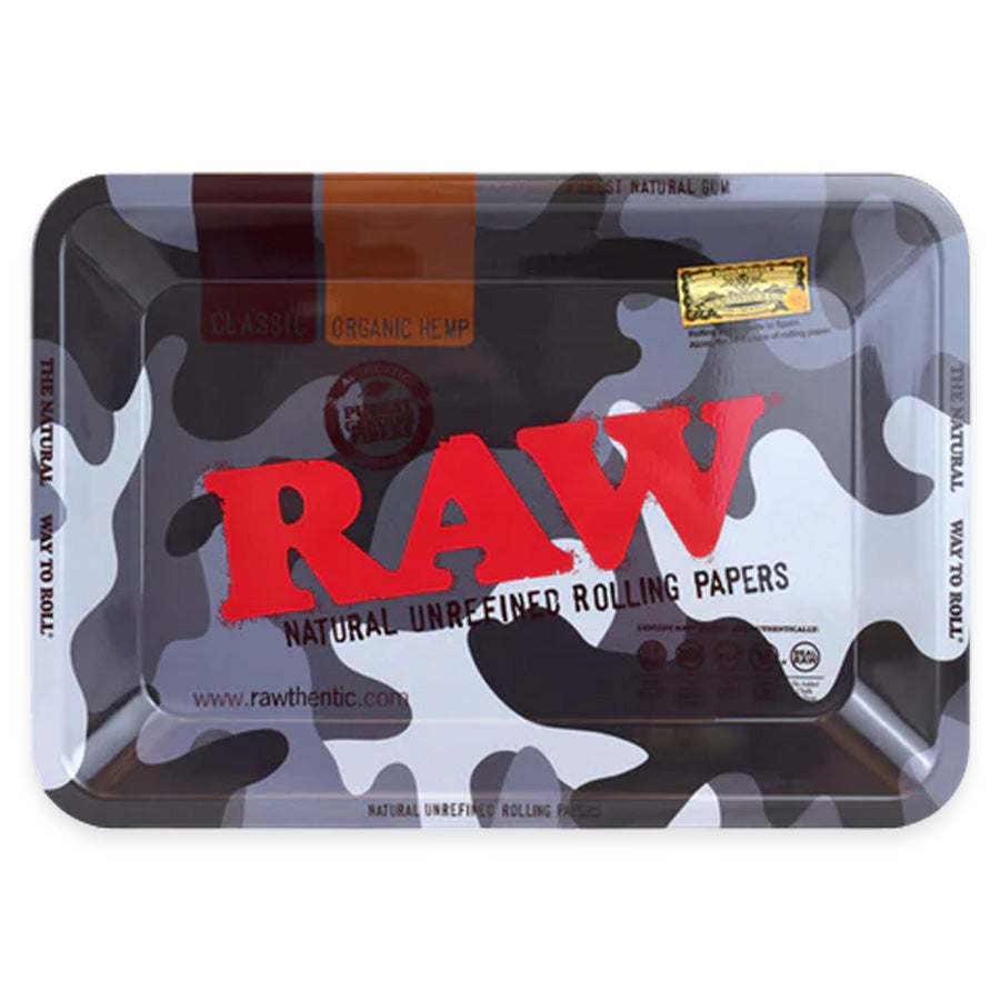 RAW Mini Camouflage Rolling Tray - The Wee Smoke Shop