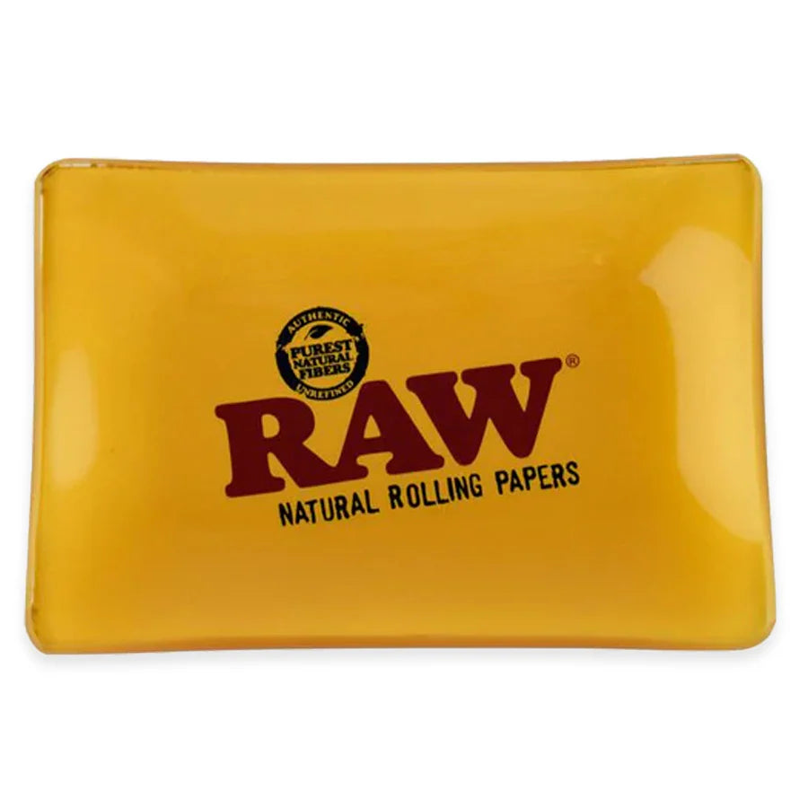 RAW Glass Rolling Tray - The Wee Smoke Shop