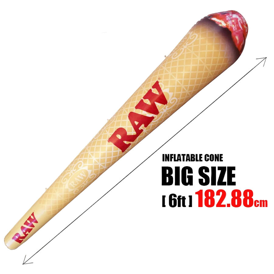 RAW Inflatable Cone - 6FT - The Wee Smoke Shop