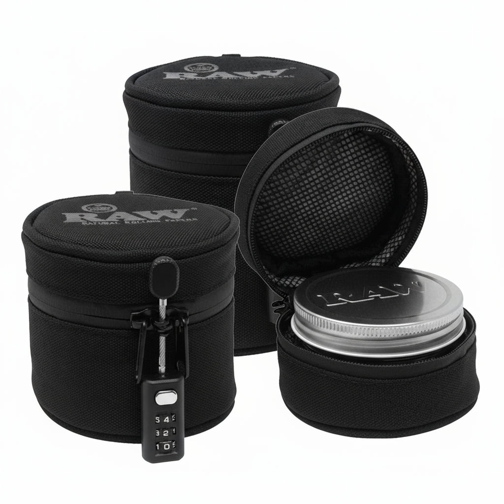 RAW Lockable Smell Proof Cozy & Jar - The Wee Smoke Shop