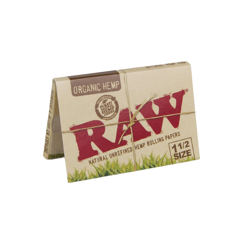  RAW Organic Hemp 1 1/2 Rolling Papers - The Wee Smoke Shop