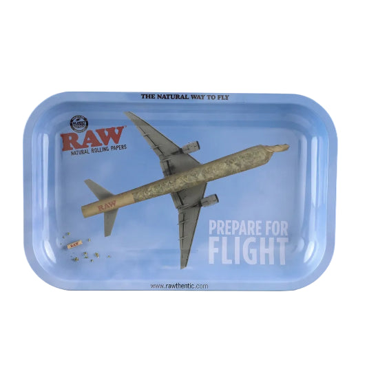 RAW Prepare for Flight Medium Rolling Tray on white background