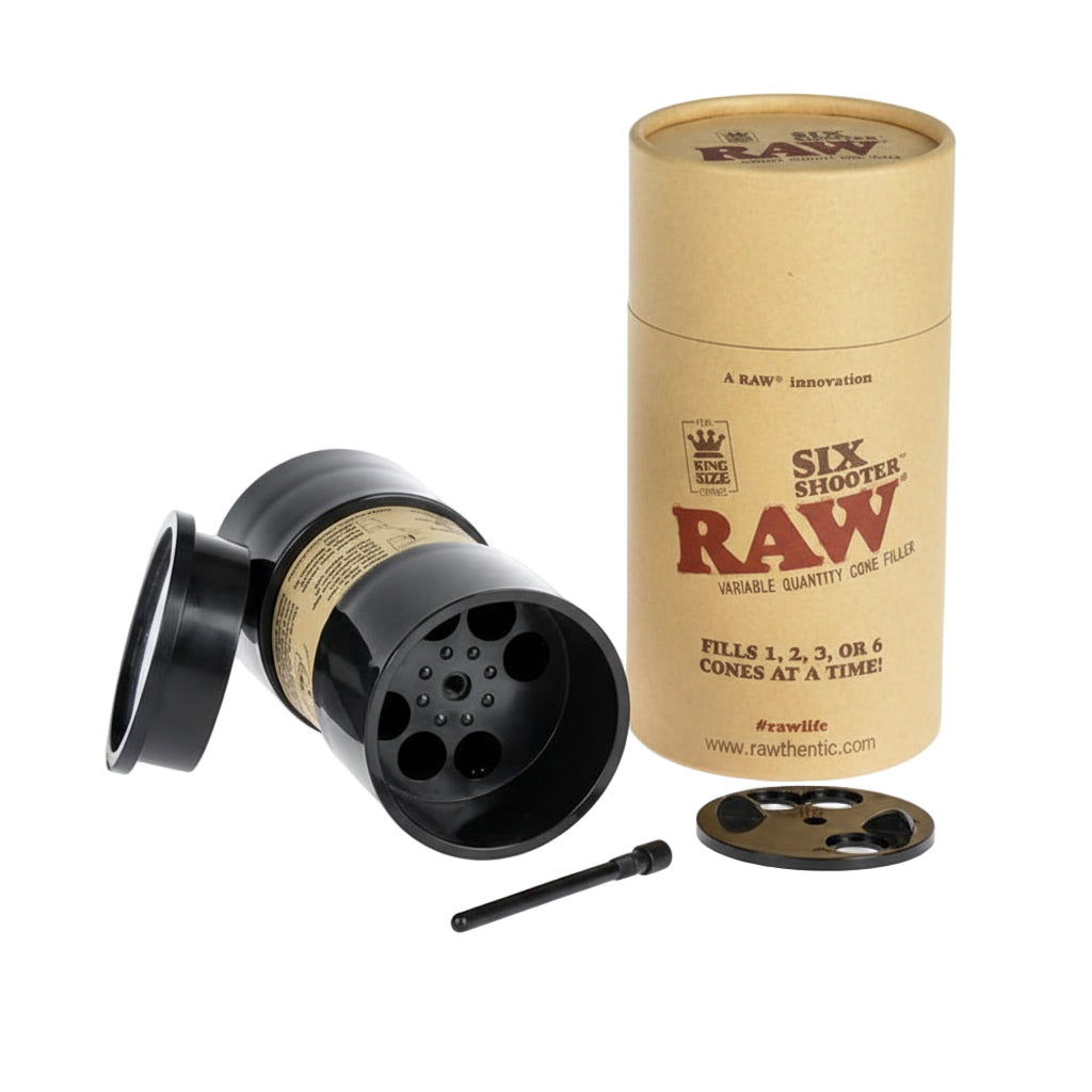 RAW Six Shooter King Size Cone Filler - The Wee Smoke Shop