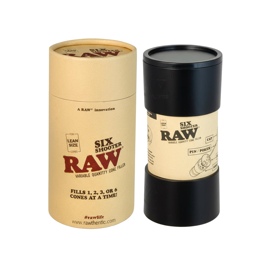 RAW Six Shooter Lean Size Cone Filler - The Wee Smoke Shop