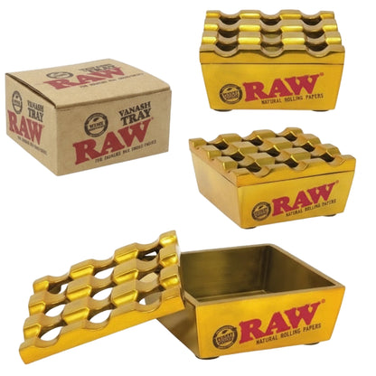 Raw rolling paper trays and boxes on a white background - The Wee Smoke Shop