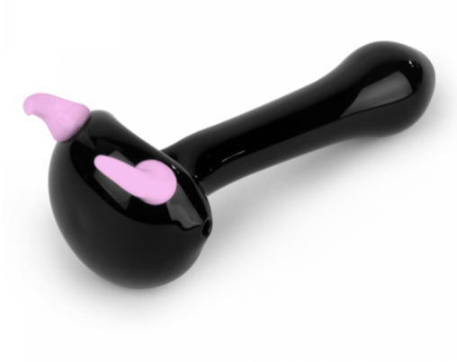 Red Eye 4.5" Pink Horn Pipe-The Wee Smoke Shop