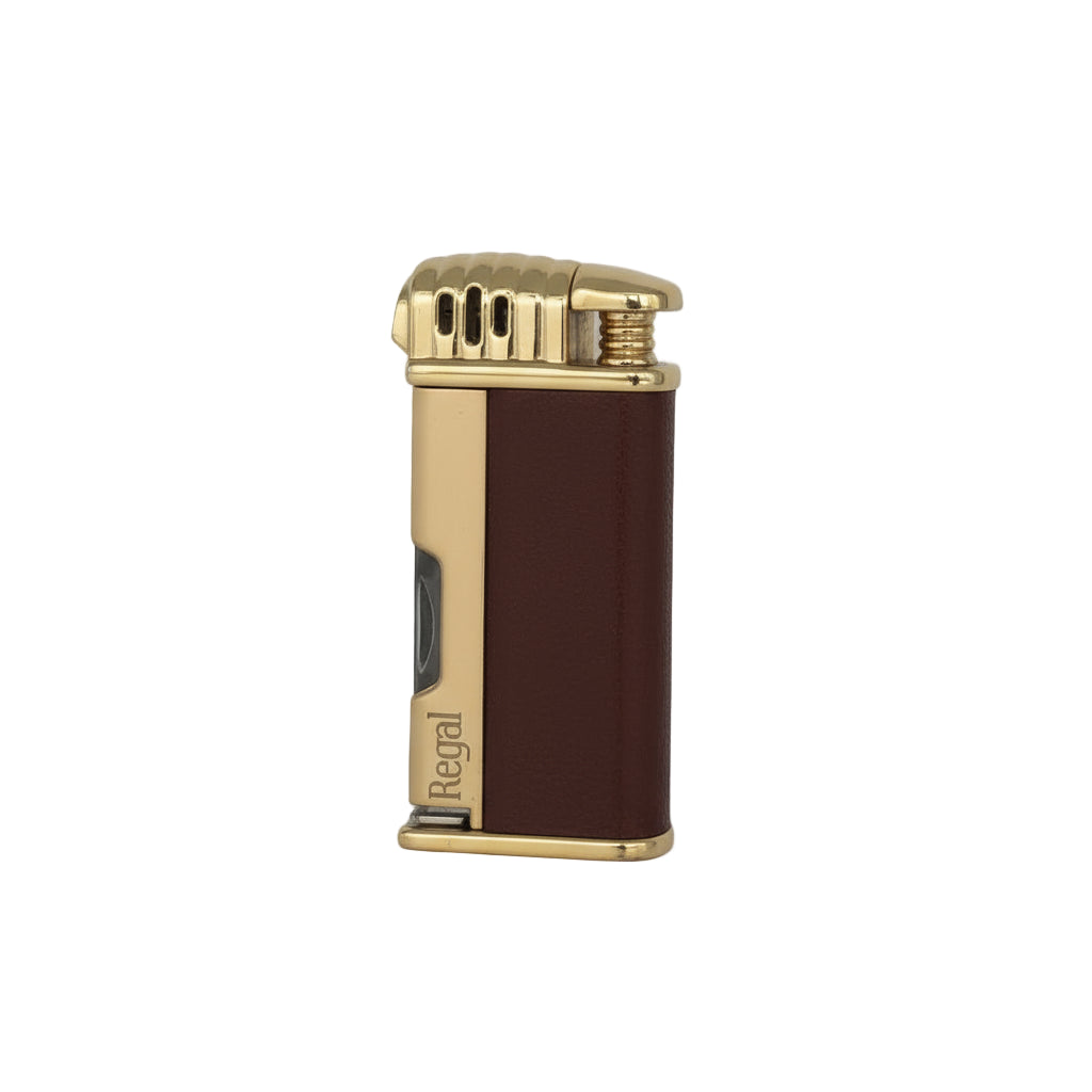 Black 4 Flame Regal Pipe Lighter - The Wee Smoke Shop