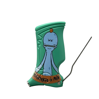 Rick And Morty Toker Poker All-in-One Lighter Holder - Green - The Wee Smoke Shop