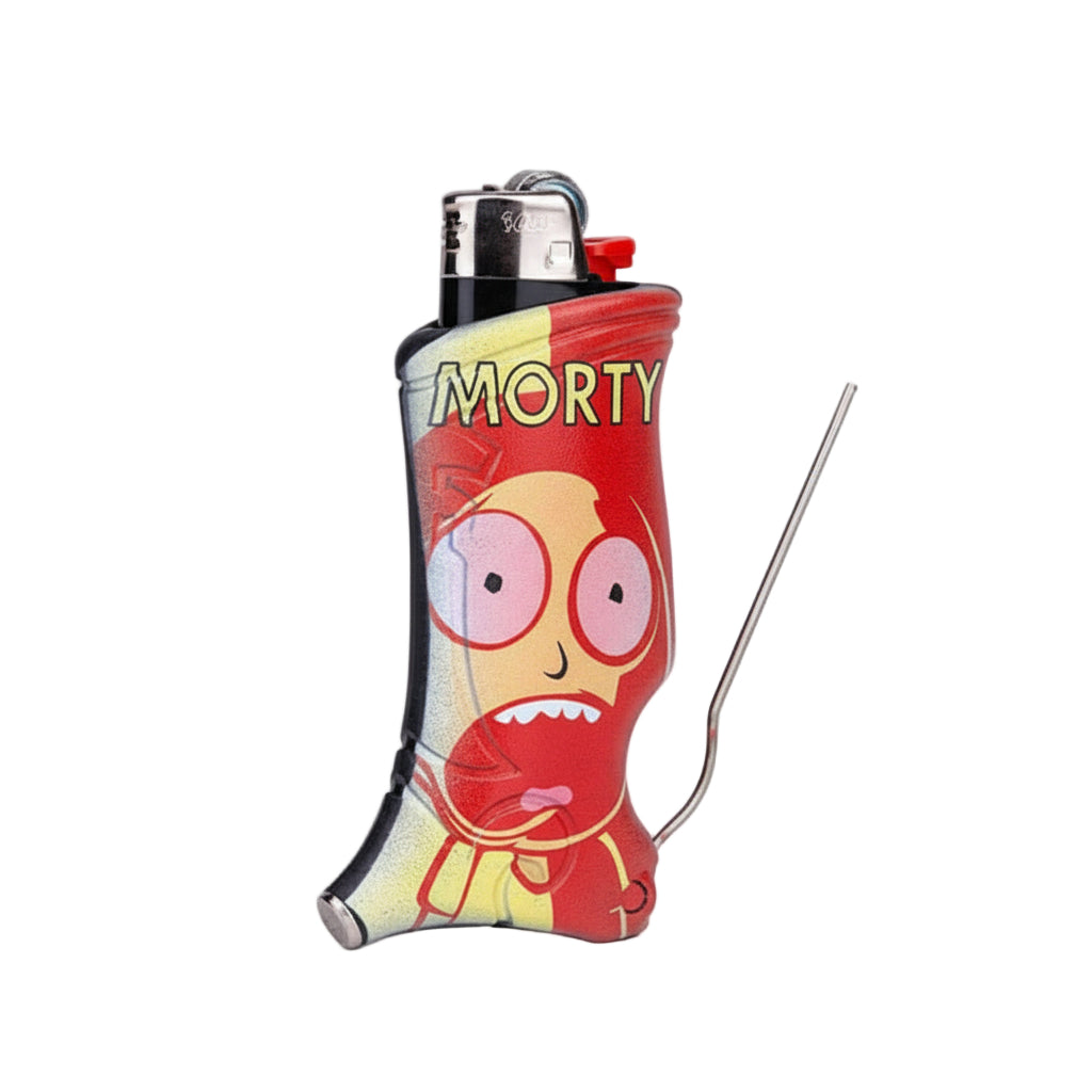 Rick And Morty Toker Poker All-in-One Lighter Holder - Red - The Wee Smoke Shop