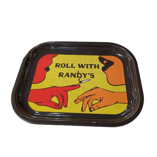 Roll With Randy's -Rolling Tray -Mini on white background