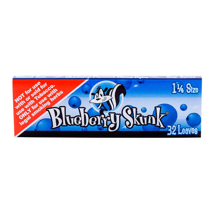 Skunk Brand 1 1/4 Size Flavoured Papers-Blueberry-The Wee Smoke Shop