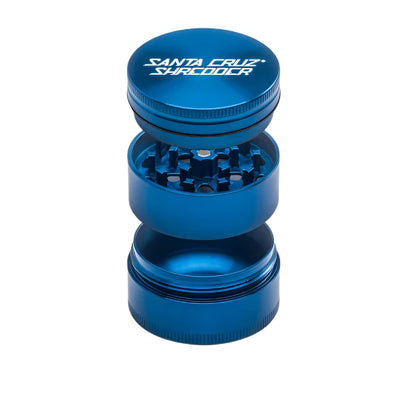 Santa Cruz Shredder 1 5/8" 3-Piece Metal Grinder - Blue - The Wee Smoke Shop