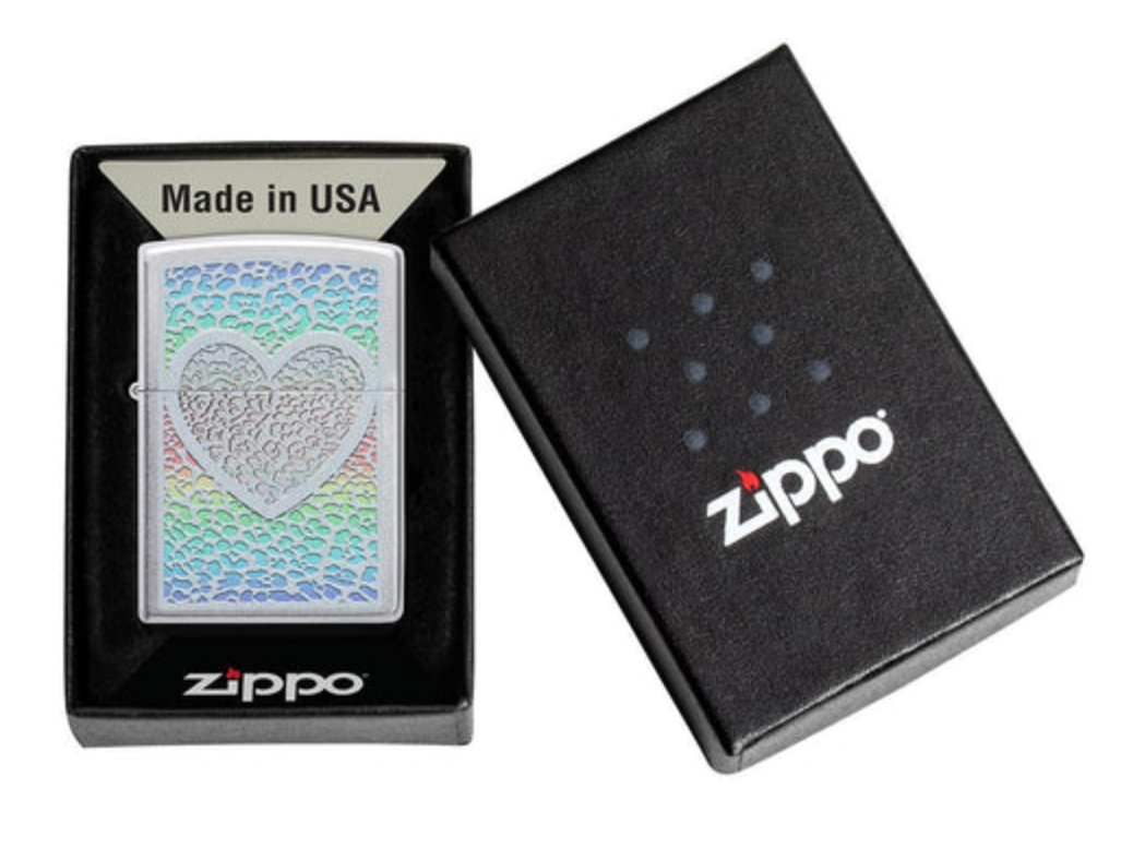 Zippo Heart Design - Zippo - The Wee Smoke Shop