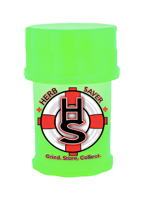 Herb Saver Grinder - Green - The Wee Smoke Shop